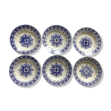 6 hollow plates St Amand decor Fez 2073