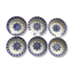 6 hollow plates St Amand decor Fez 2073