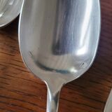 10 silver plated table spoons