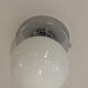 Small wall light ceiling light antique globe opaline glass white 12 cm