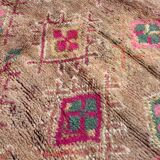 Bohemian Vintage Moroccan Rug from the Boujad region
