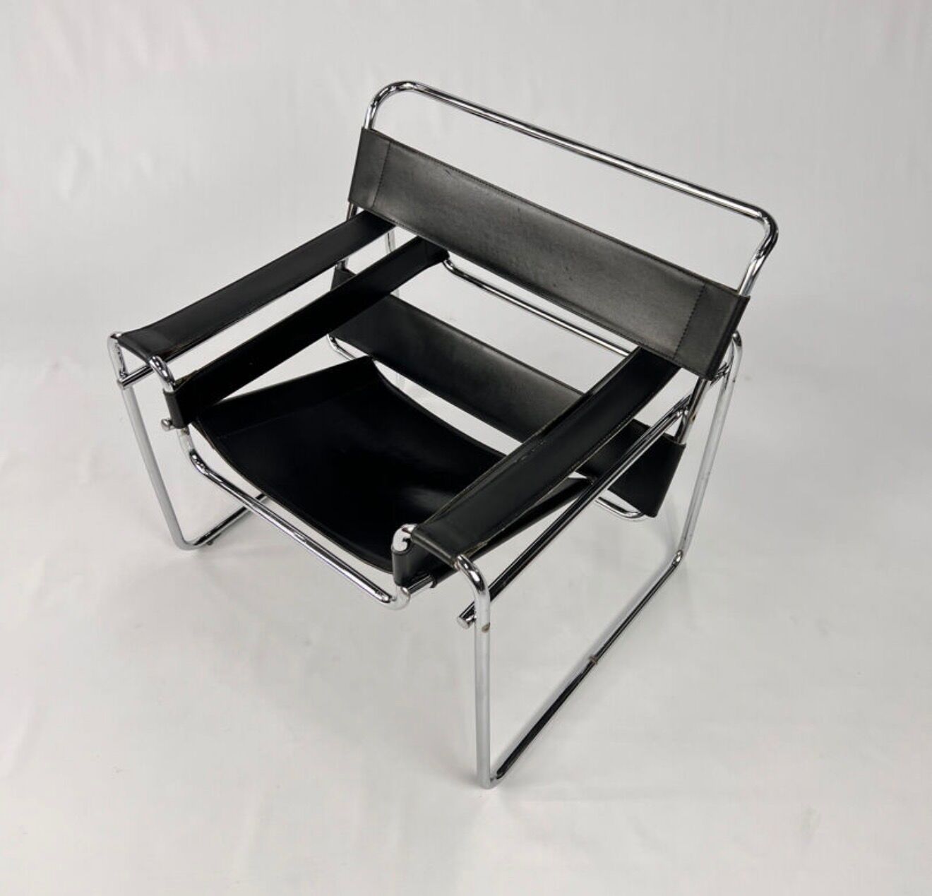 Wassily Chair B3 by Marcel Breuer, year 1980