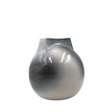 Mid-century Modern spherical gres vase, Franco Bucci Italy ca. 1970
