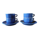 Blue Apilco Cups