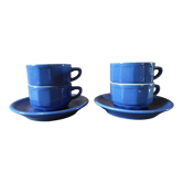 Blue Apilco Cups