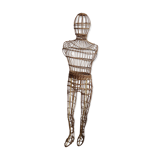 Model wicker man rattan