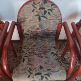 Suite de 4 chaises vintage 1960 Baumann