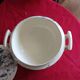 antique soup tureen Terre de Feu 1920/1930 with a decoration of birds and insects