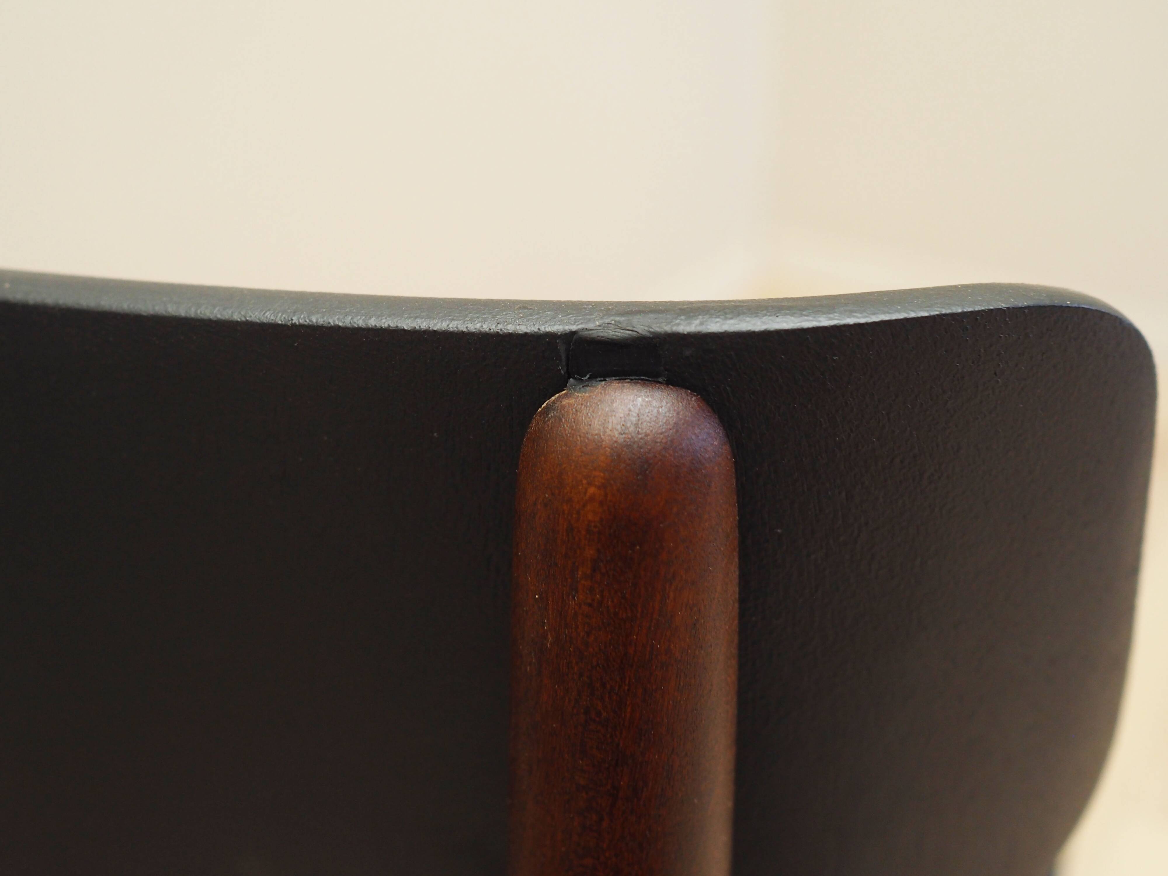 Set of four teak chairs, Danish design, 1960s, production: Denmark