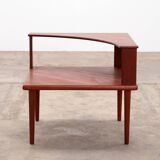Swedish Corner Table Teak - Design by Alf Svensson & Yngvar Sandström