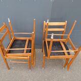 Set of 4 scandinavian chairs