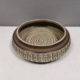 Large dish from Danish Michael Andersen 1970-80s. Stamped (The three fish)
