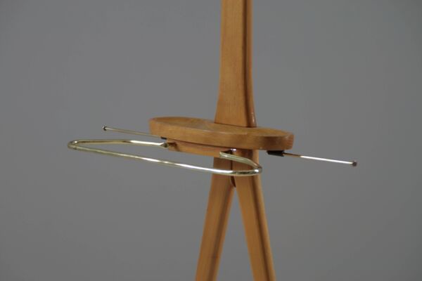 Valet vintage italien en hêtre par Ico Parisi pour Fratelli Reguitti, 1950