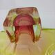 Art bowl by designer Joseph Hospodka in Bohemian crystal.