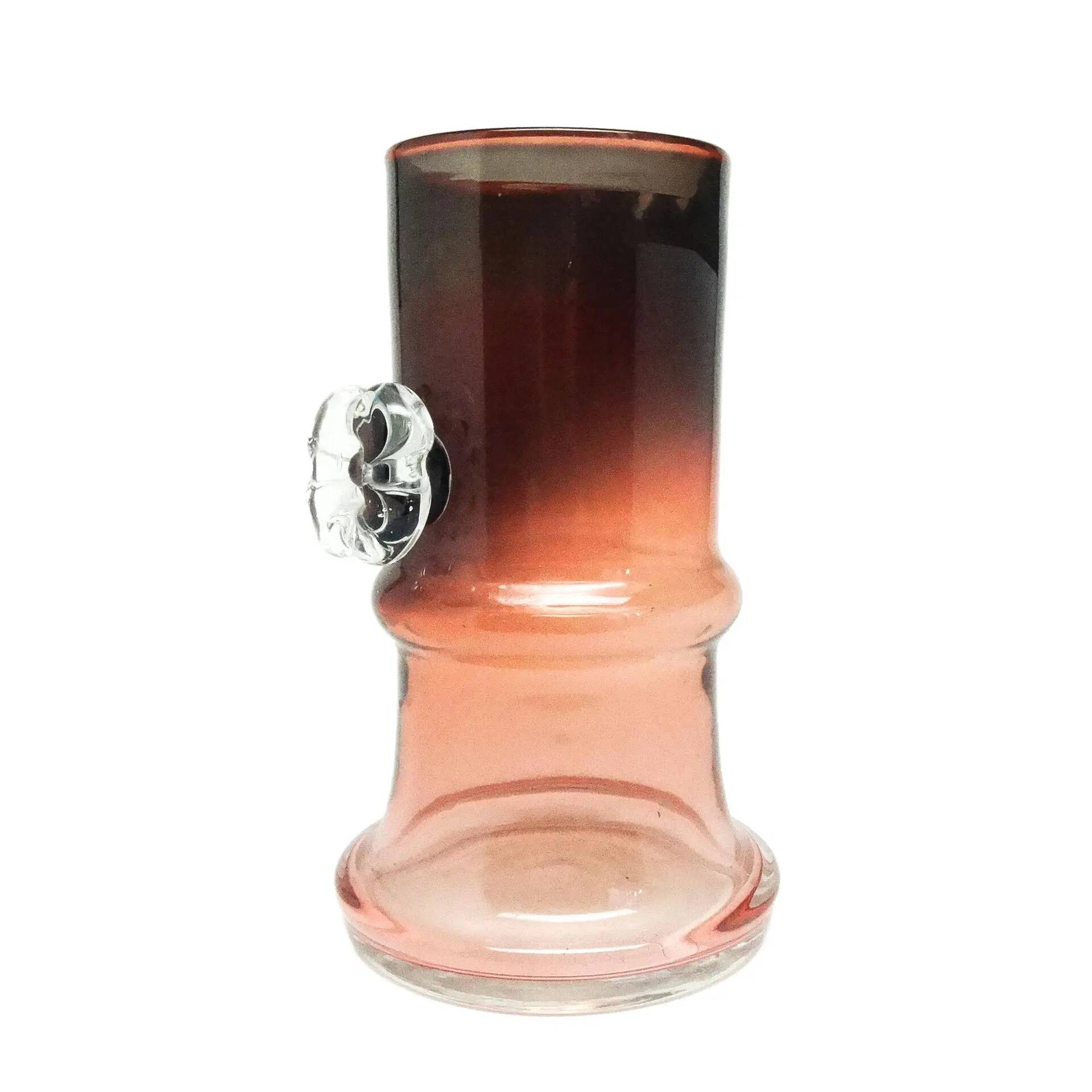 Vase, Polish modernism, glass, HSG Tarnowiec, Poland, 1970s