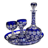 Aperitif service - Bohemian crystal - Like new