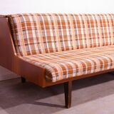Canapé-lit pliant de style scandinave, années 1970, Tchécoslovaquie