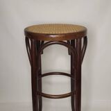 Tabouret de bar canné