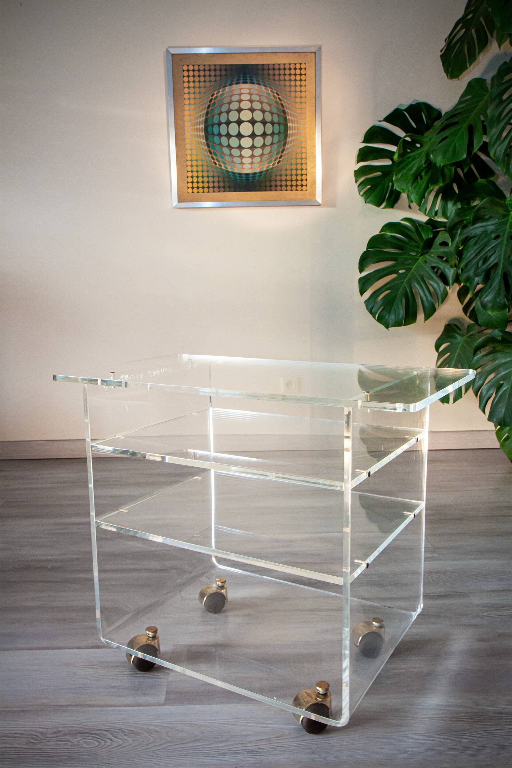 Plexiglass furniture, David Lange for Marais international 1970-80