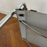 MG5 Grassi style chrome armchair