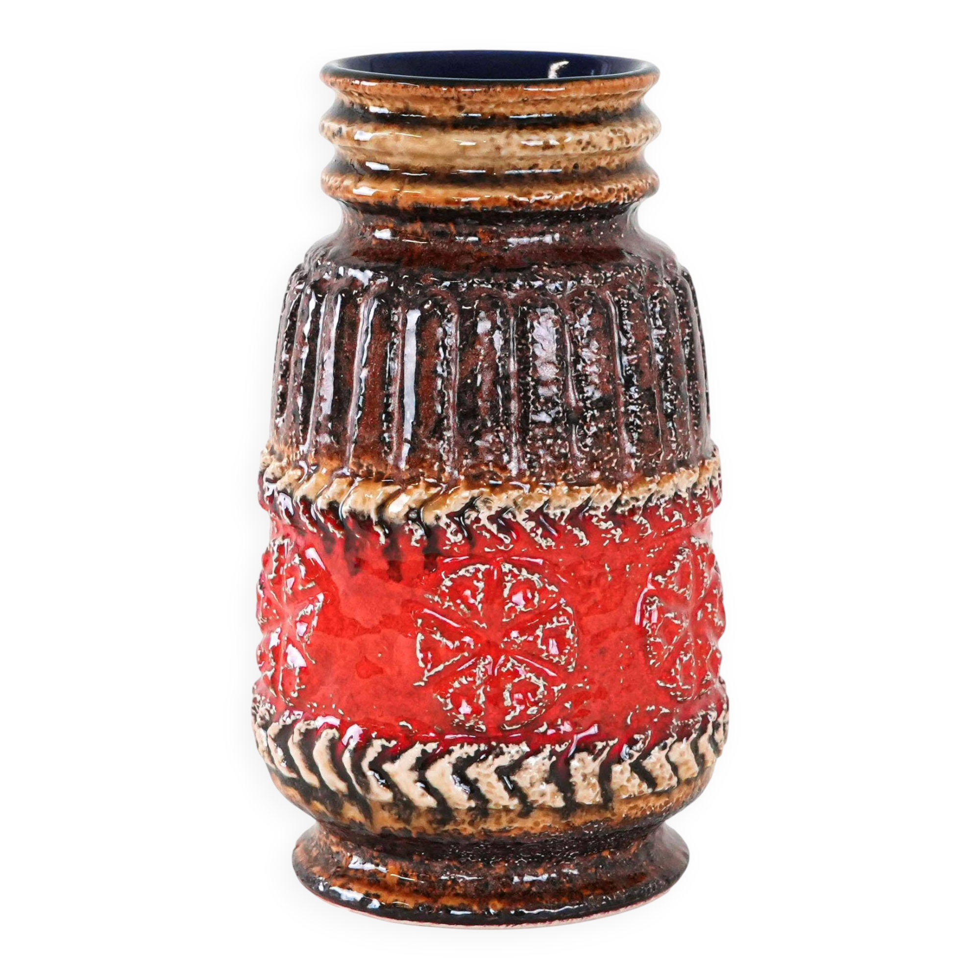 Ceramic vase, German design, 1960s, manufactured in West Germany