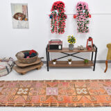 3x10 contemporary oushak runner rug, 86x302cm