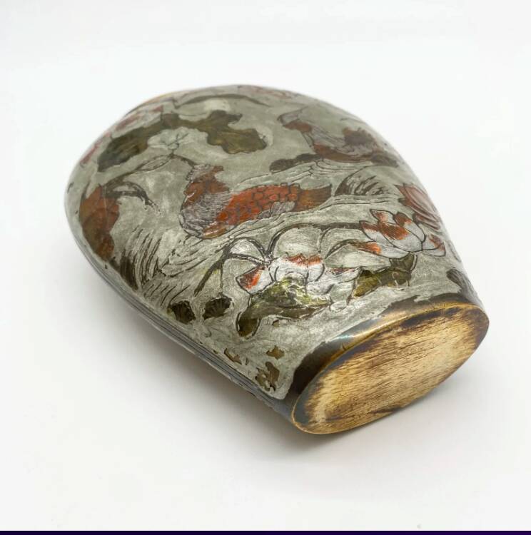 Vase « Meiji » laiton cloisonné, 1900s