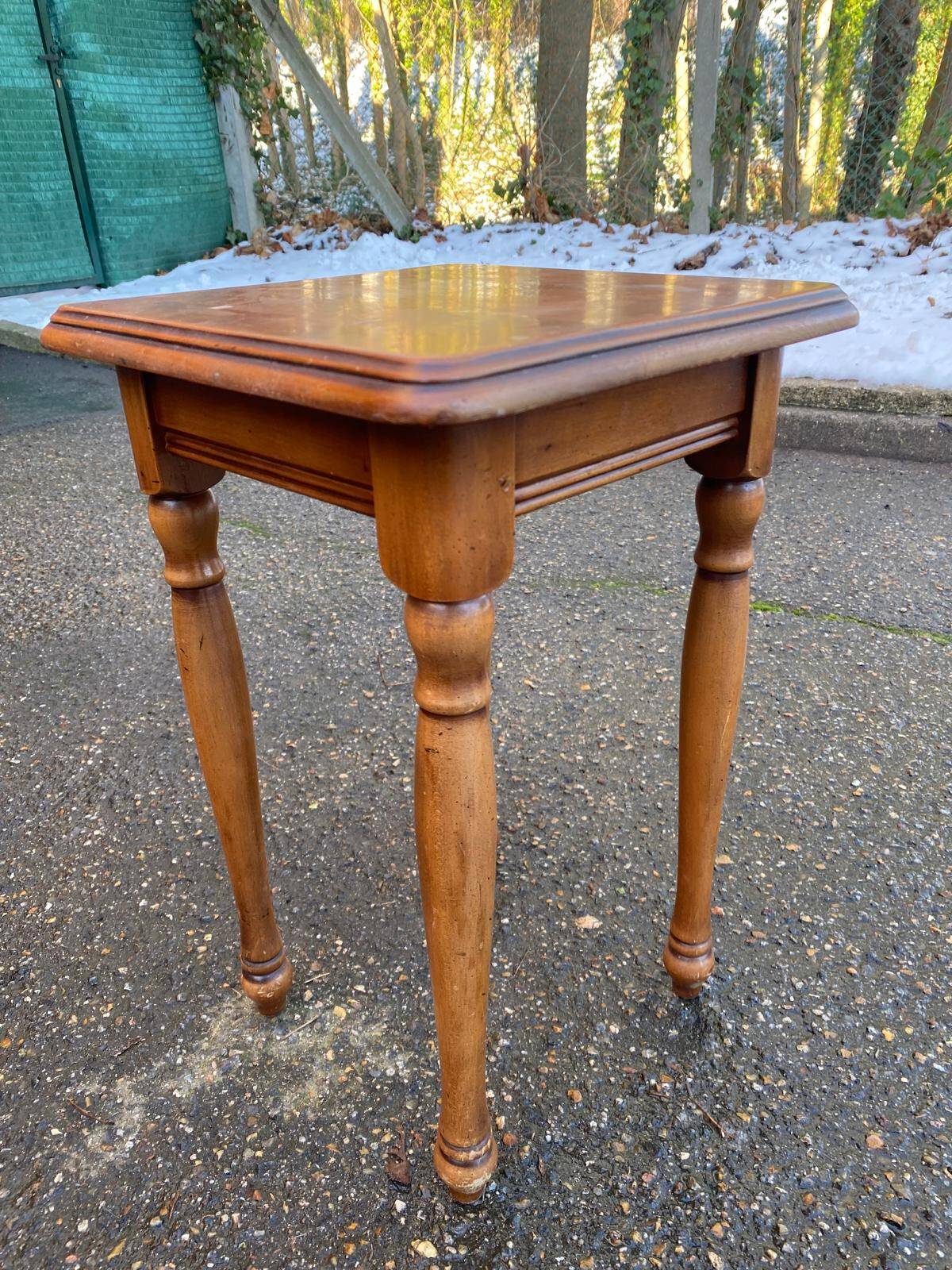 Louis XVI stool in solid wood, 20th century.