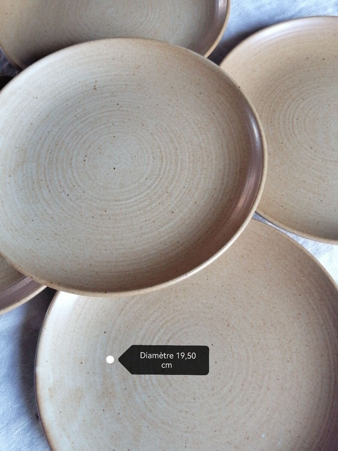 Stoneware plates
