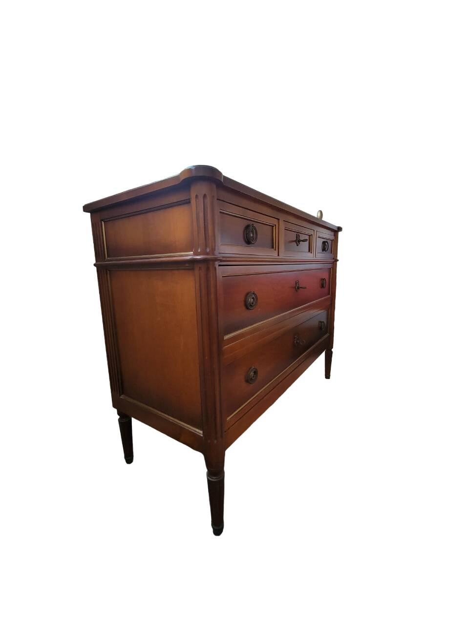 Antique Louis XVI chest of drawers in cherry wood