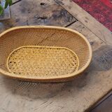 70s Asian wicker basket