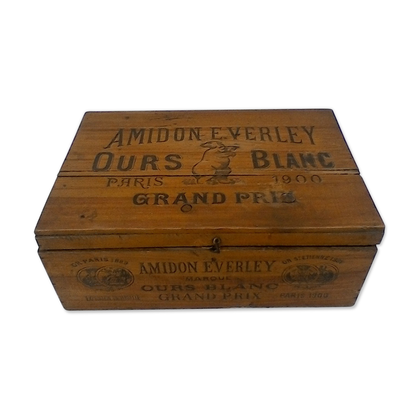 Storage box, wooden, vintage