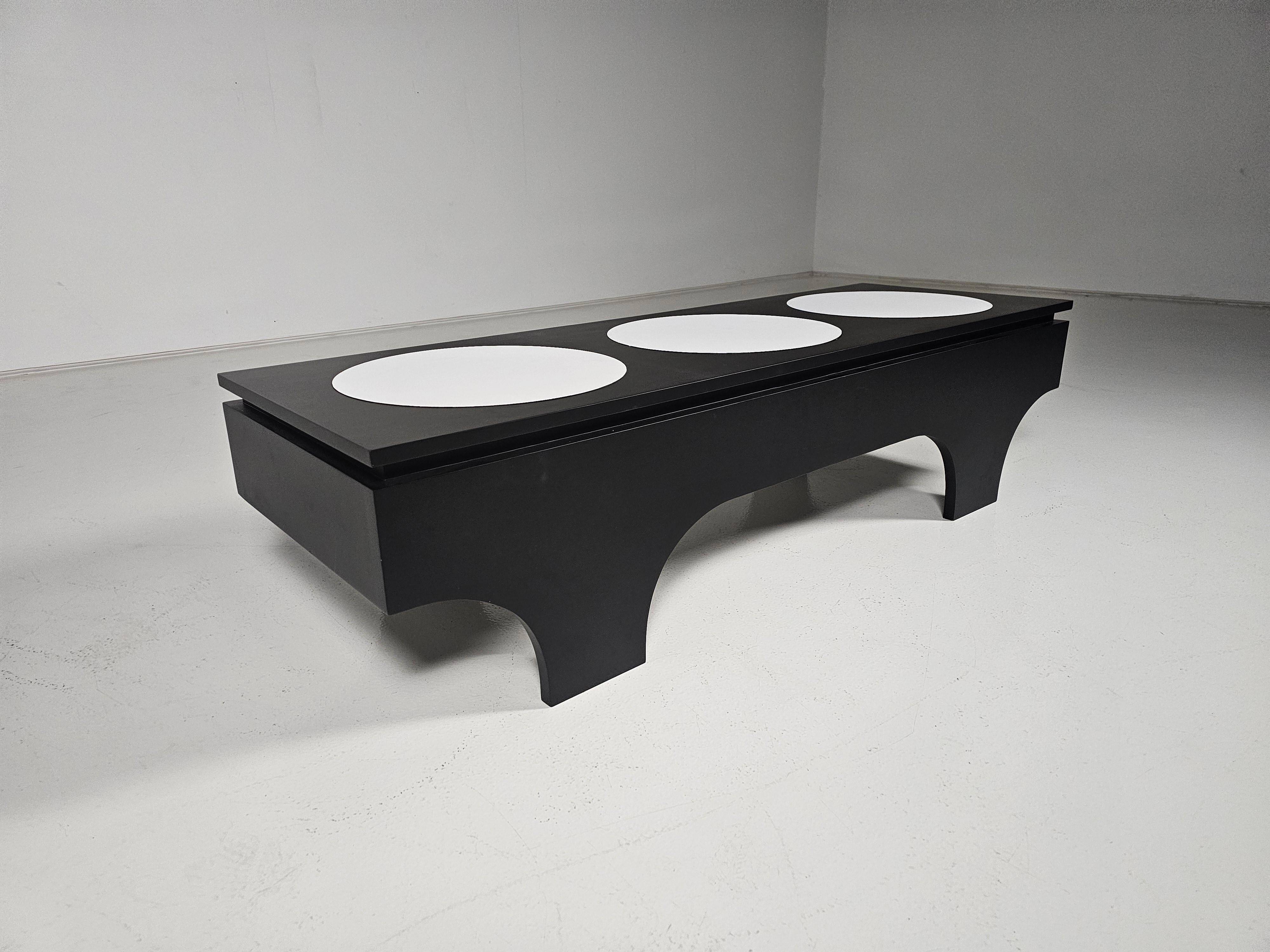 Coffee table by Emiel Veranneman and Victor Vasarely, 1960s
