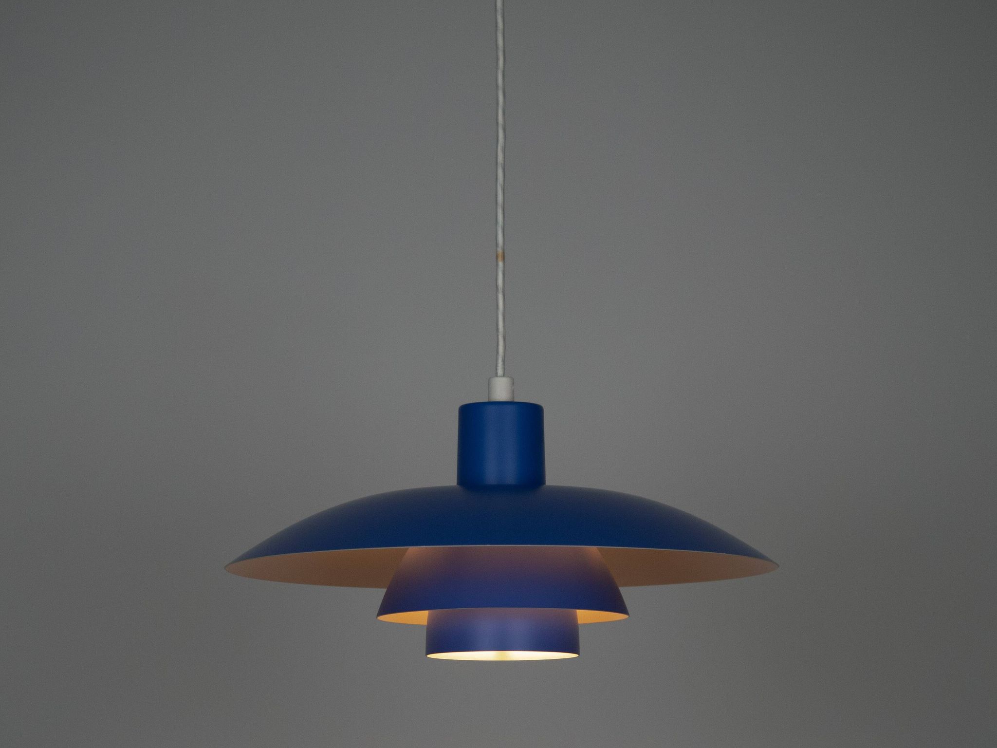 Danish vintage pendant lamp PH 4/3 by Poul Henningsen, Louis Poulsen 1966