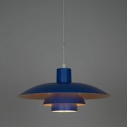 Danish vintage pendant lamp PH 4/3 by Poul Henningsen, Louis Poulsen 1966