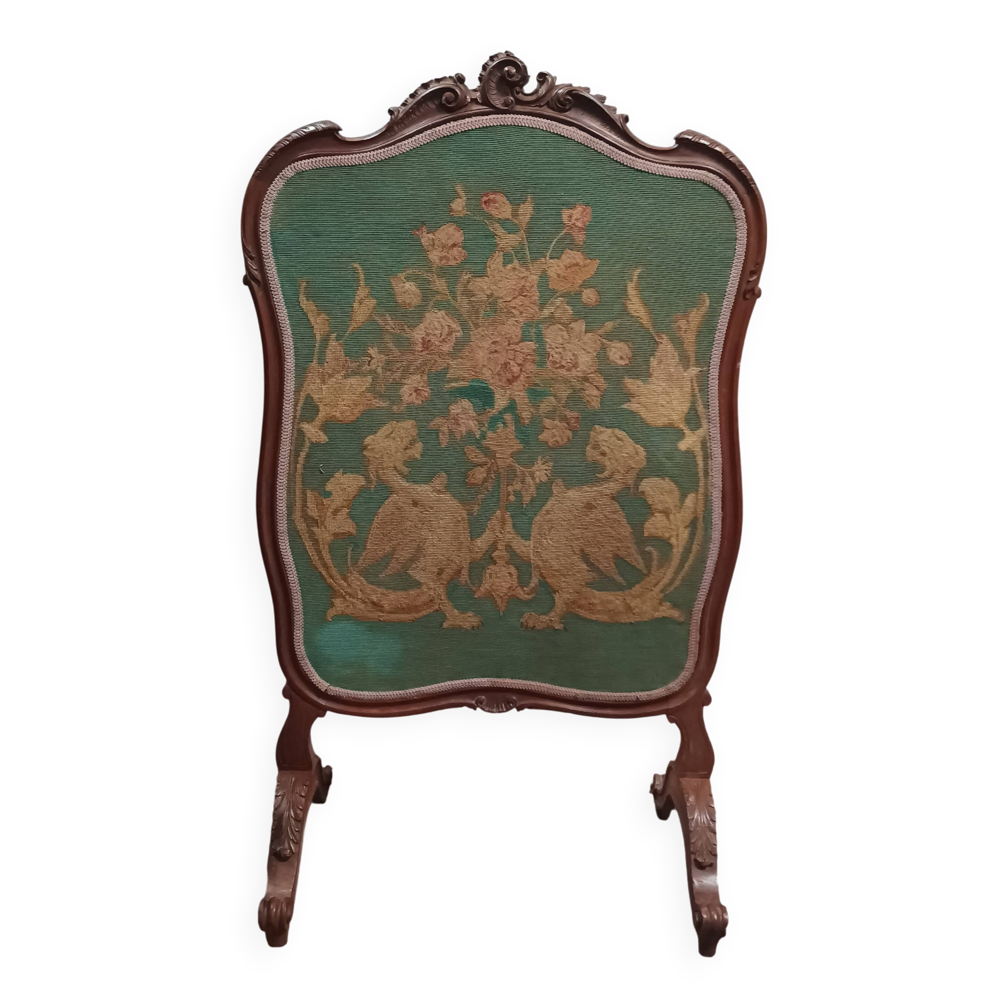Rocaille Cherry Fire Screen