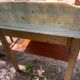 1900s wooden and marble dressing table