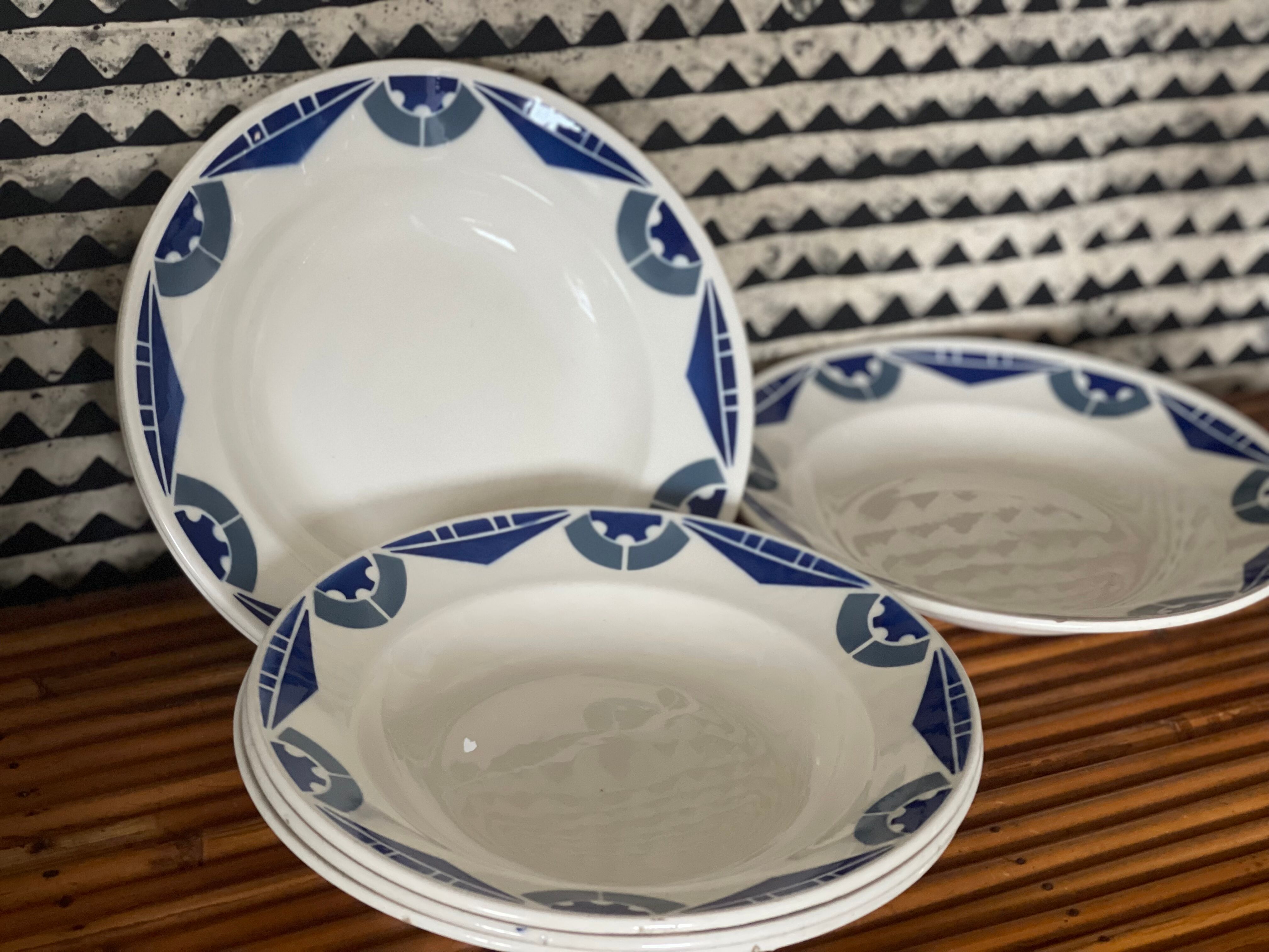 6hollow plates Badonviller 1950