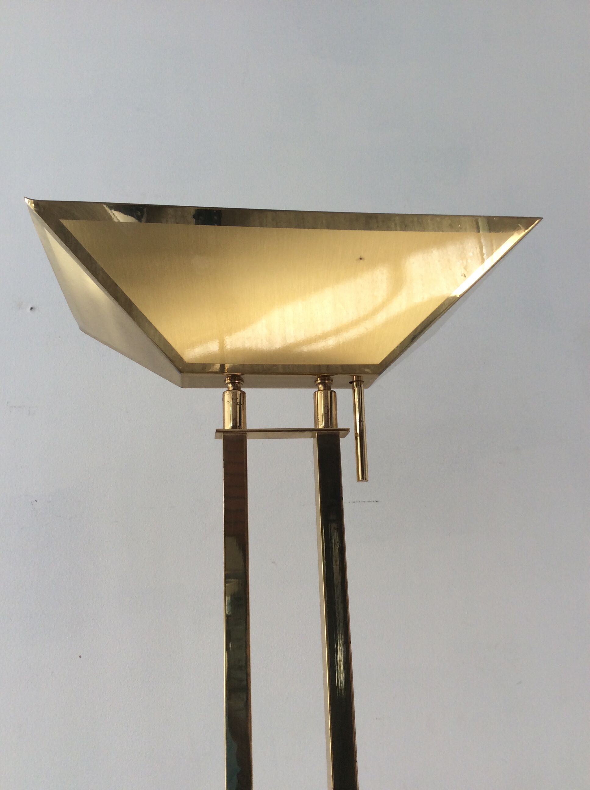 Deknudt brass floor lamp from the 70s