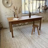 Table de ferme en cerisier