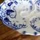 Ravier in porcelain, Ironstone, model Flora, Creil & Montereau XIXth
