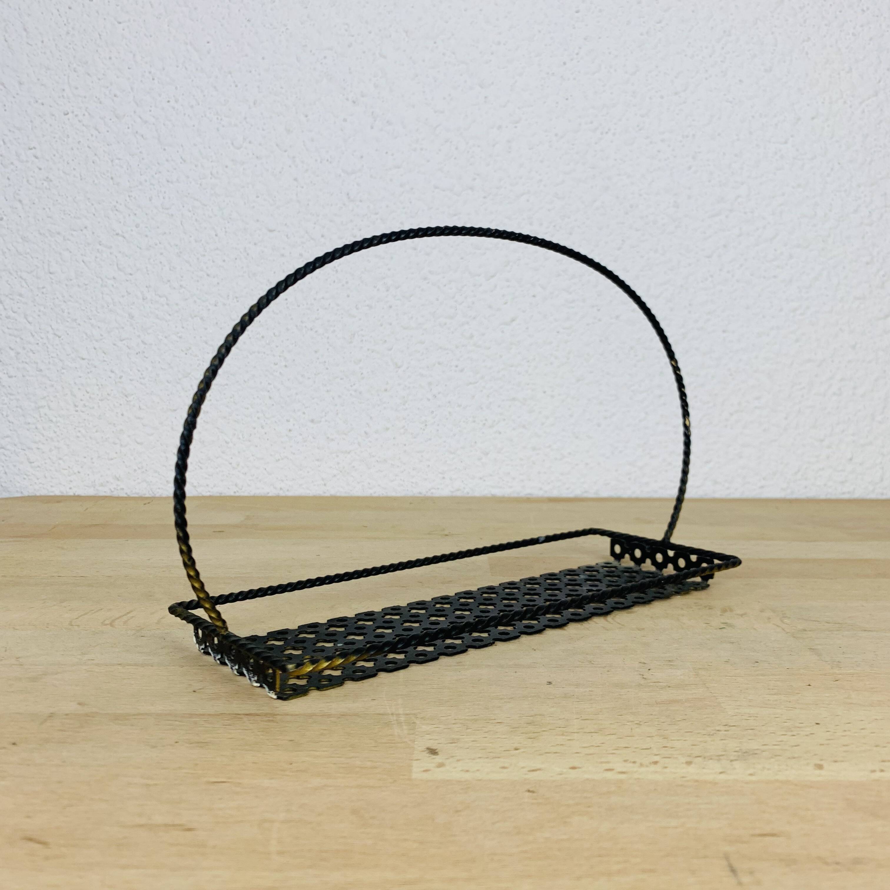 Perforated metal tray from the 50s