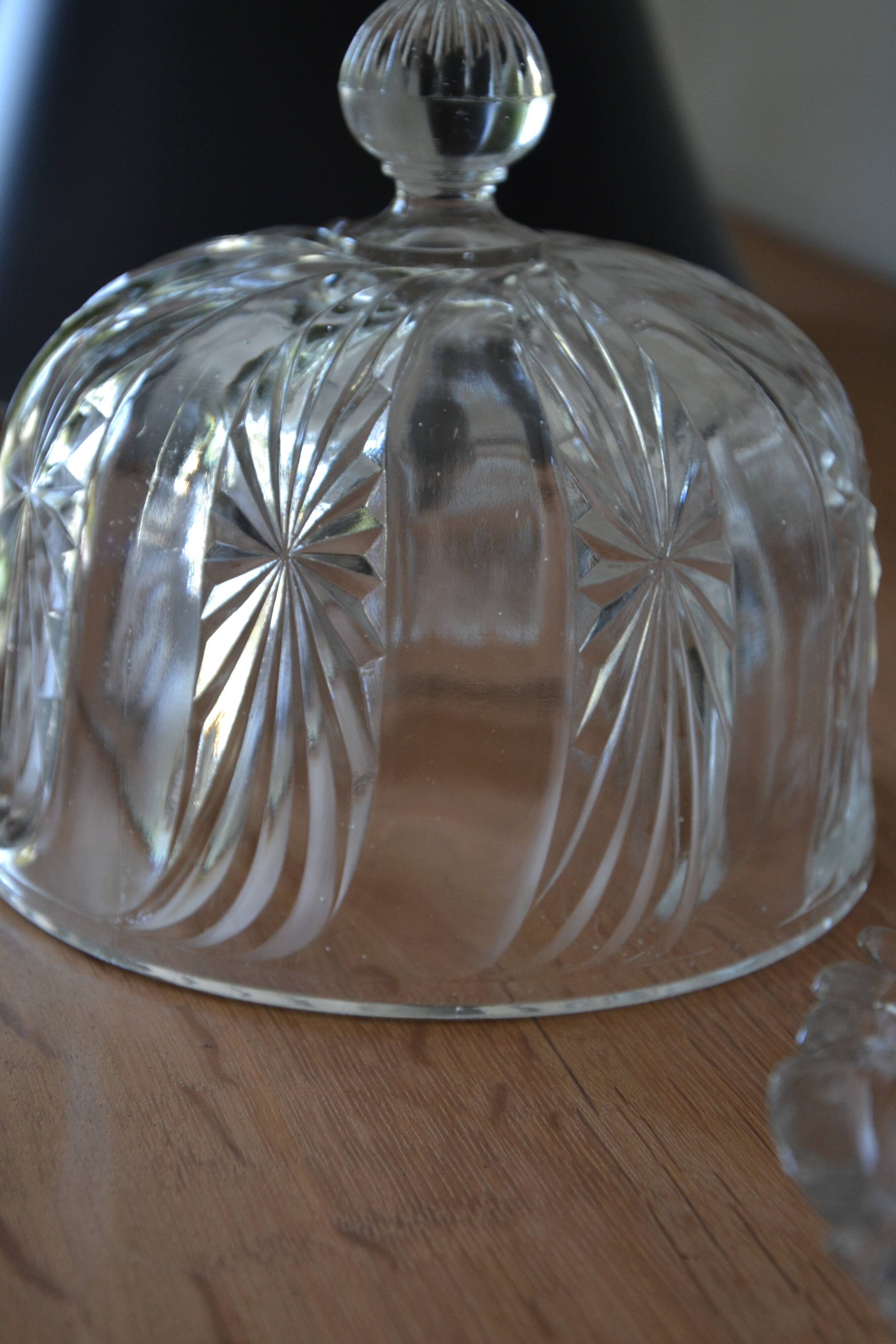 Cloche en cristal Val St Lambert
