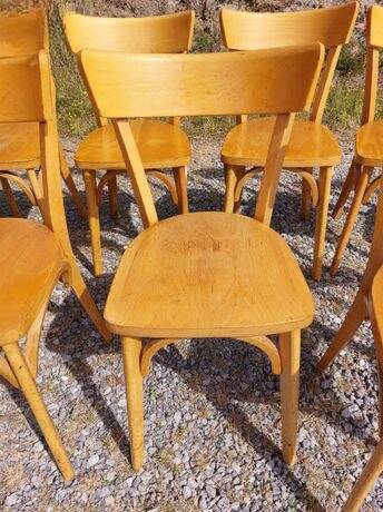 11 chaises bistrot vintage style Baumann