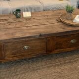 Solid wood coffee table
