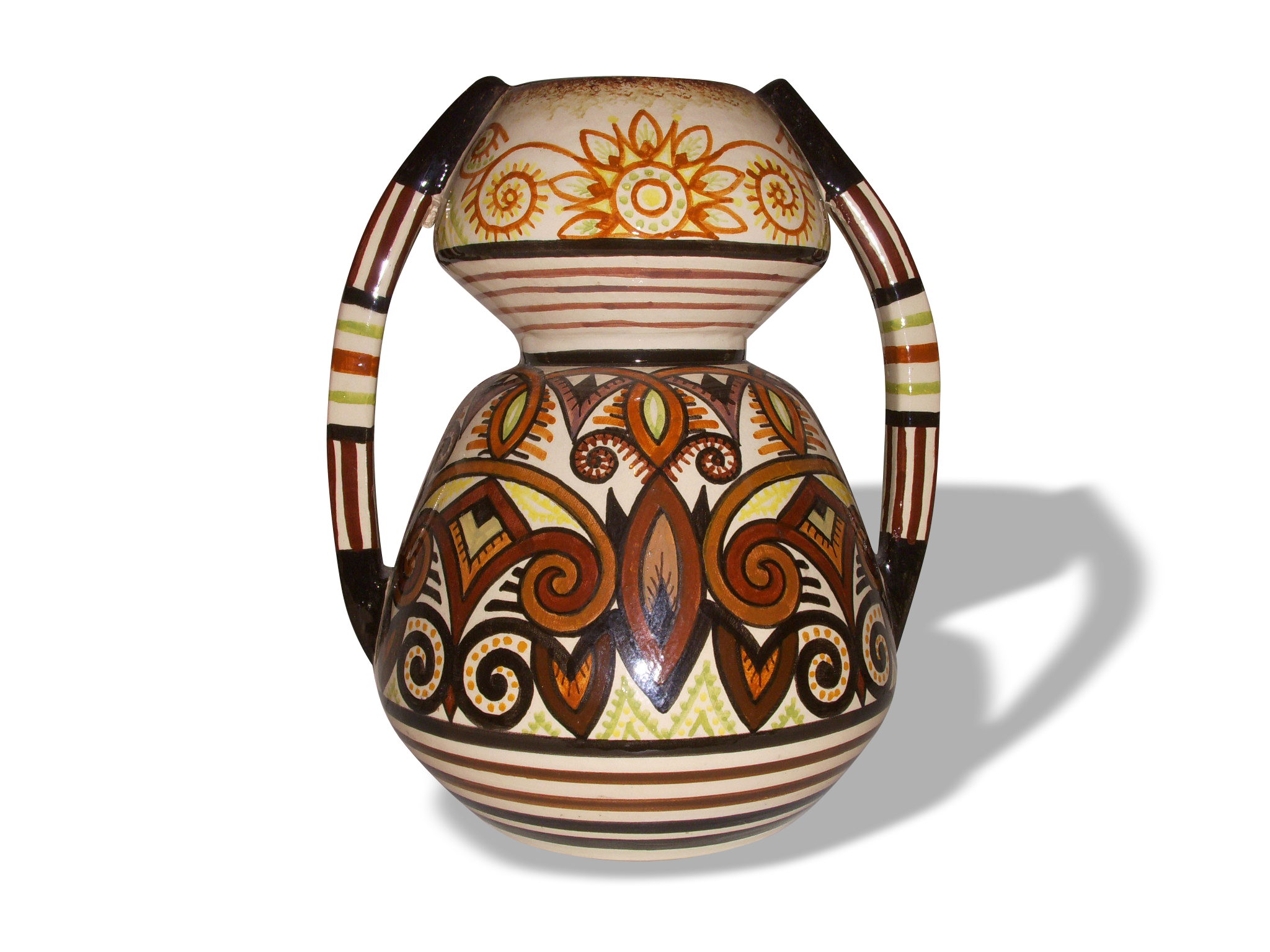 Signed Paul search Quimper faience vase