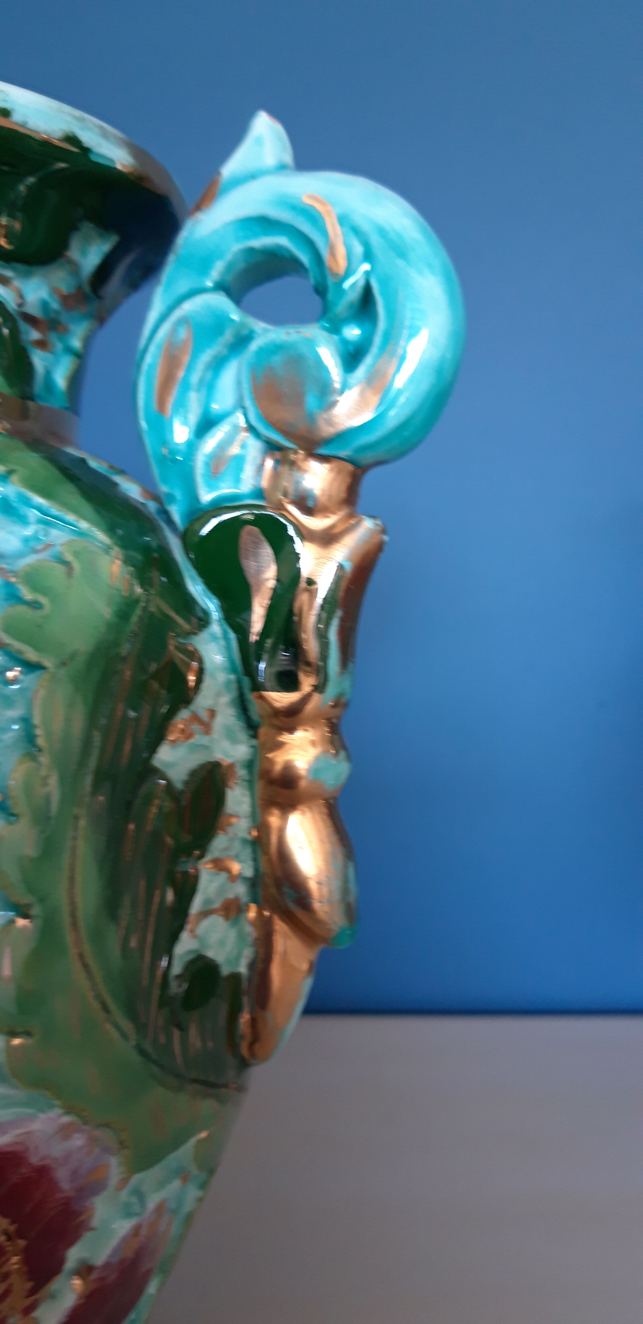 Pair of ceramic vases from Monaco from the 1950s