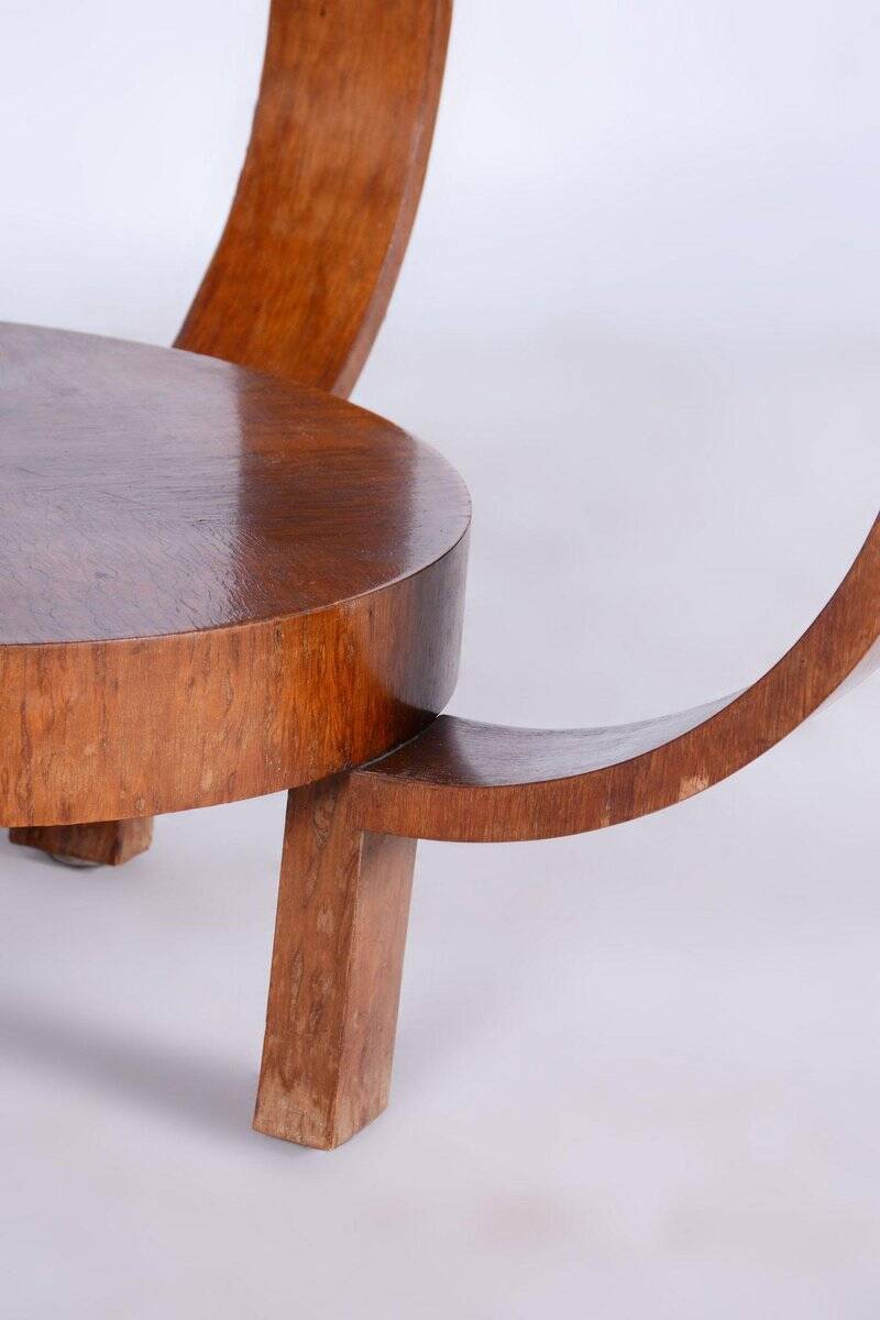 Art Deco Rosewood Seating Set with Coffee Table, France, 1920s, Set of 5