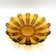 Honey glass platter, Poland, 1960s