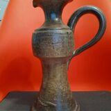Jean Marais: Superb antique pitcher in glazed terracotta circa 1940